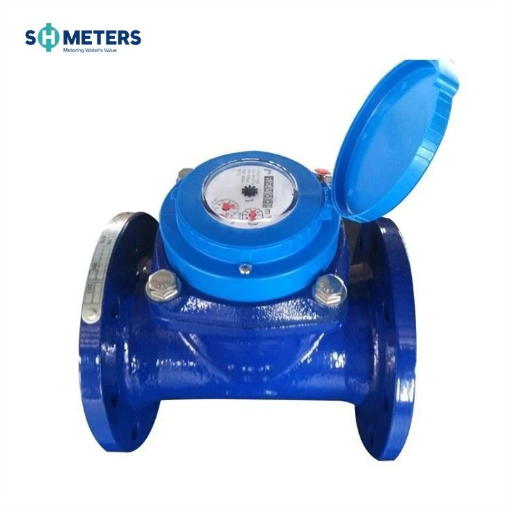 DN100 Horizontal Water Flow Meter Woltman Type Flange Water Meter From China