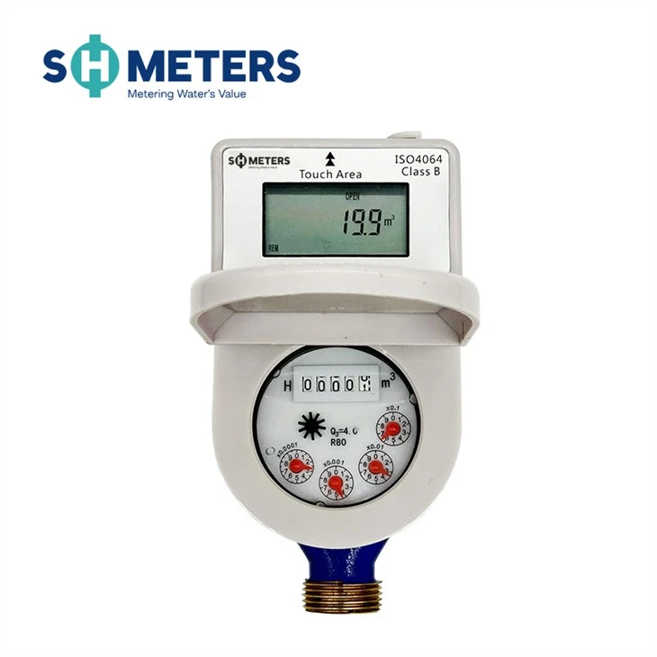 IC Card Smart Water Meter Brass Prepaid Water Meter IC Card Smart Water Meter Brass Prepaid Water Meter