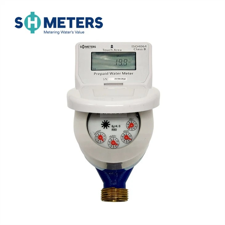 IC Card Smart Water Meter Brass Prepaid Water Meter IC Card Smart Water Meter Brass Prepaid Water Meter