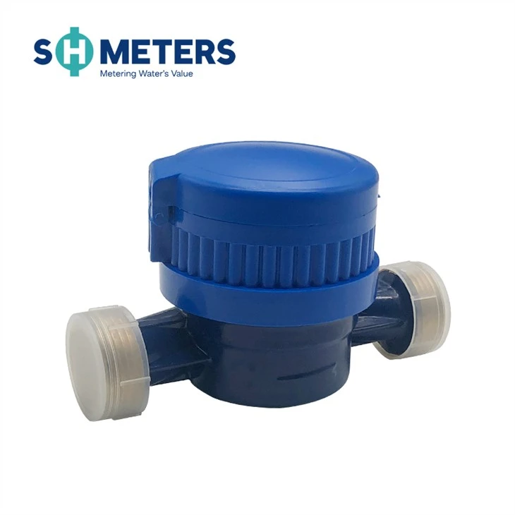 Small Size Screw Type Water Meter Flow Meters Single Jet Water Meter For Housing