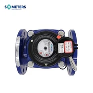 מד מים מקורבות מסוג Woltman יבש עם דופק לאופציה