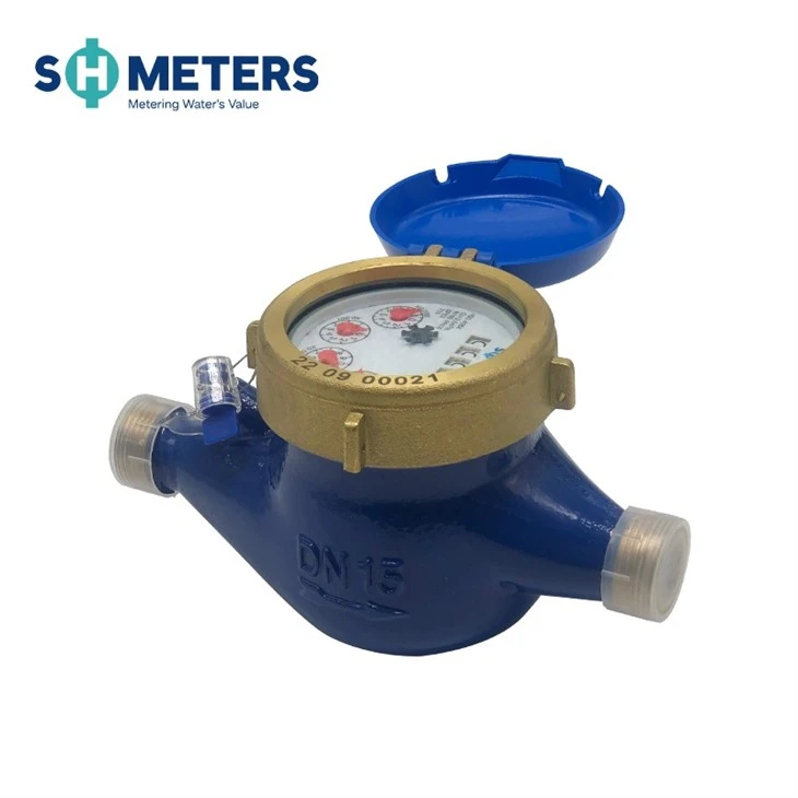 Brass Body Multi Jet Water MeterDN 15~50 For Residential