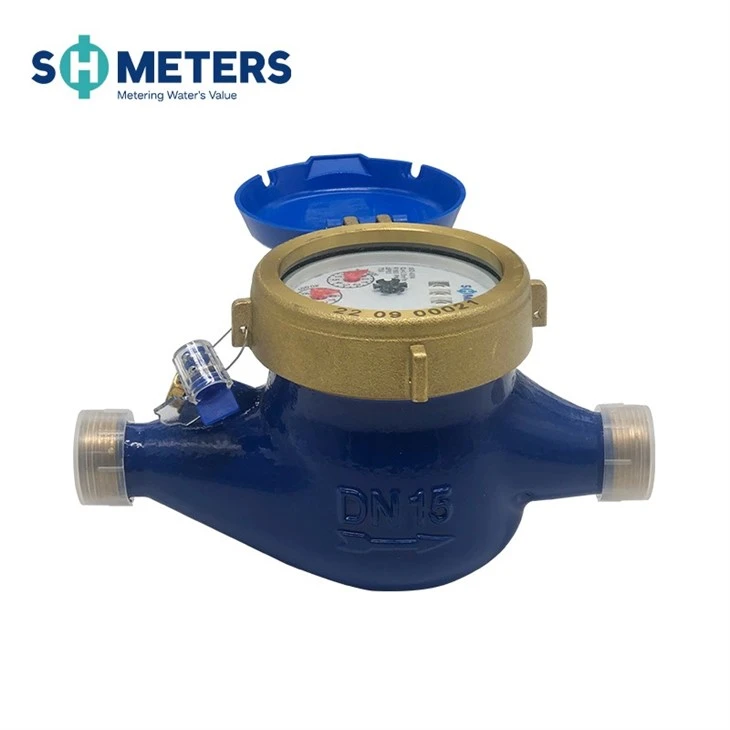 Brass Body Multi Jet Water MeterDN 15~50 For Residential