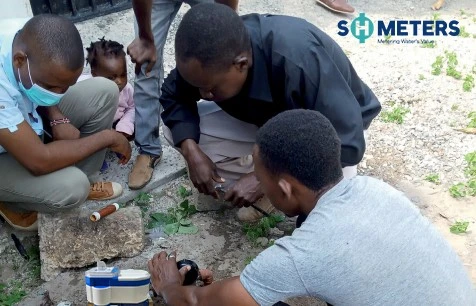 STS prepaid water meter installation STS prepaid water meter installation